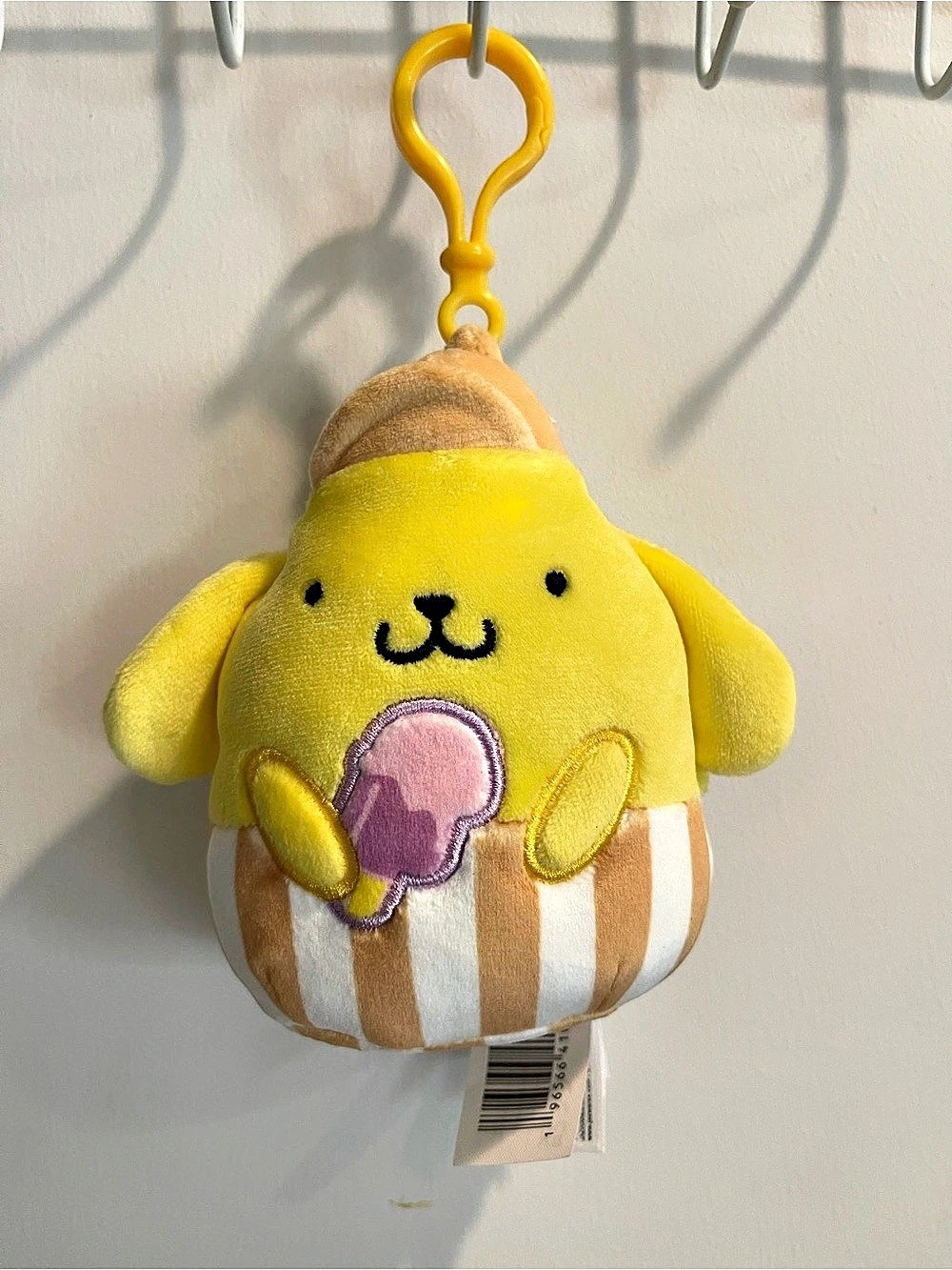 Sanrio Pompompurin Squishmallows Hello Kitty and Friends 4” Clip